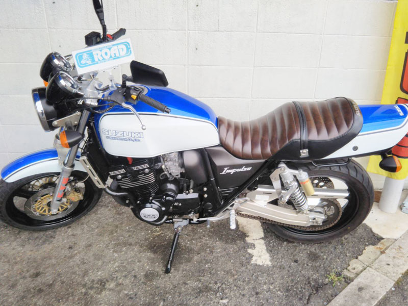 Suzukiスズキ ｇｓｘ４００インパルス 特選中古車 兵庫県 川西市 バイク修理 整備のロードコンパニオン Roadcompanion