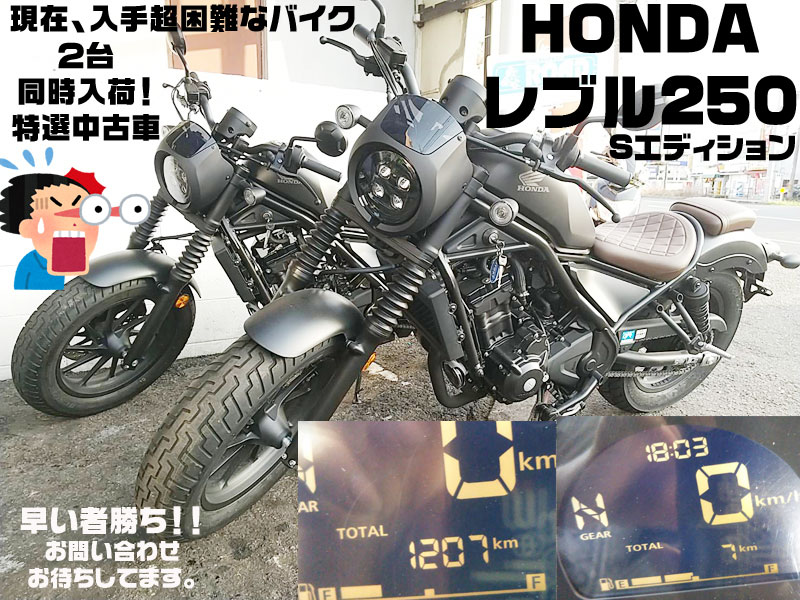 特選中古バイク入荷！現在入手超困難な人気車種